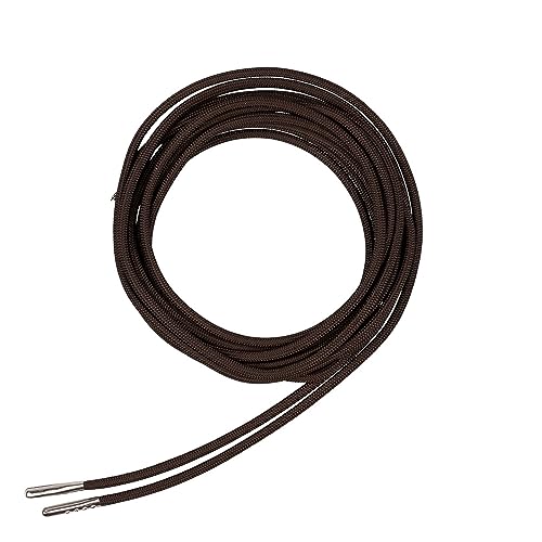 550 Paracord Boot Laces - 72 Inch Length, Dark Brown, 72"