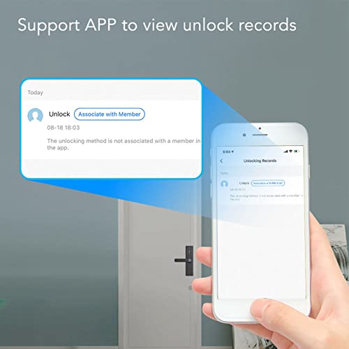 WiFi Intelligent Locks, USB Charging Remote Unlocking Multi Fingerprint Password Unlocking Electroni