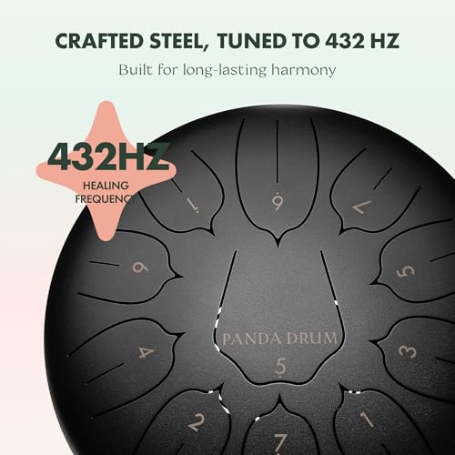 Set Pro & Plus (Negro) | Steel Tongue Drums 432 Hz miniatura 6