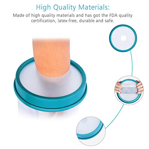 image for DOACT Waterproof Arm Cast Cover for Shower Bath, Reusable Cast Protect