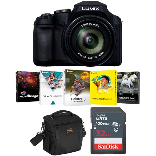 Panasonic LUMIX FZ80D 18.1MP Digital Camera | 4K Video, 60x Optical Zoom...