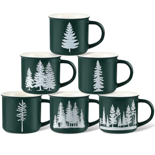 Jinei 6 Pcs Christmas Coffee Mug, Christmas Gift...