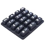 Numeric Keypad for Baofeng BF-UV82 UV82plus UV-82HP UV-8HX, Walkie Talkie Two Way Radio Keypad Accessory