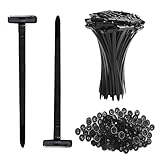 YGCQFH 150 Stück Universal-Kabelbinder-Schnalle, mit Stift Design, Befestigungsgurte,Mehrzweck-Kunststoff-Kabelbinder,Einsetzbar für tägliche, Auto Reparatur und Kabelmanagement