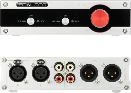 BOALECO SE-BAL RCA XLR I[fBI ZN^[ y22óz XCb` ؑ֊ SoX ʒ@\t XeIXs[J[/p[Av/CDv[[ȂǂɑΉ ƒp Hi-Fi` dsv (F)