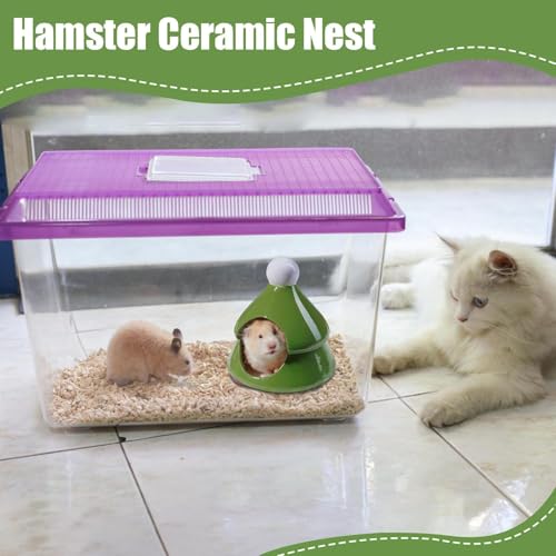 Maisons pour hamster en céramique durable et abri haut de gamme - 4