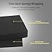 Liyirui Pre-Cubed Pick and Pluck Foam Hard Case, Customizable Foam Case for Jewelry,Small Electronics, Computer Hard Drives, CCD Cameras and Accessories, Black,7.3 x 5.2 x 2.3 inch