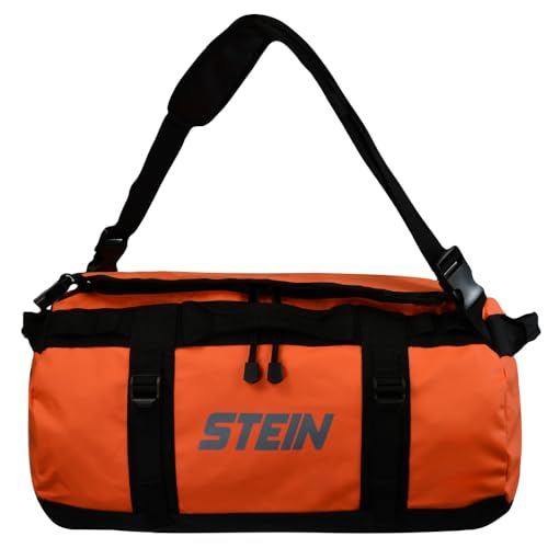 Heavy Duty Kit Bag 40L Orange PVC Tarpaulin Water-Repellent Holdall for Professional Work & Travel STEIN Metro