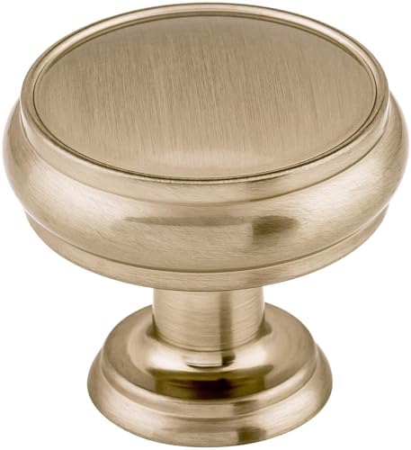 Top Knobs TK832BSN Serene Collection 1-3/8" Eden Large Knob, Brushed Satin Nickel