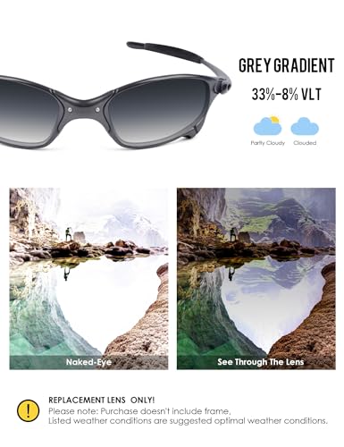 Image of BLAZERBUCK Anti-salt Polarized Replacement Lenses & Sock Kit for Oakley Juliet Sunglass