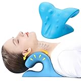 Nackenstrecker, Tragbares Zervikales Traktionsgerät, Nackenhaltungskorrektur, Nackenmassagegerät Schmerzlinderung Kopf Nacken Massagegerät Für Man & Frau