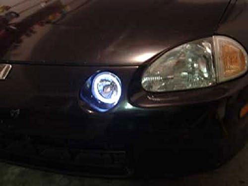 Angel Eye Fog Lamps Driving Lights Kit For 1992-1997 Honda Del Sol JDM