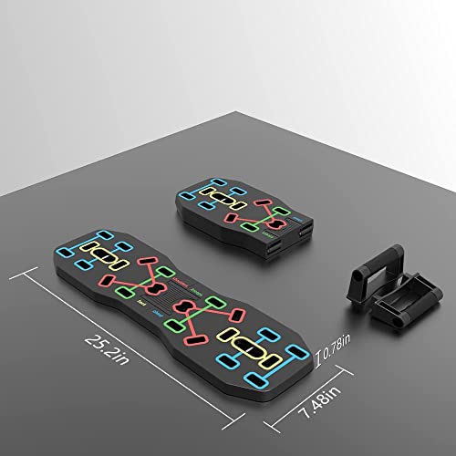 Push Up Board, Boswell Portable Multi-Function Foldable 10 In 1 Push Up Bar, Push Up Handles For Floor,Professional Push Up Strength Training Equipment For Adult #TOP3