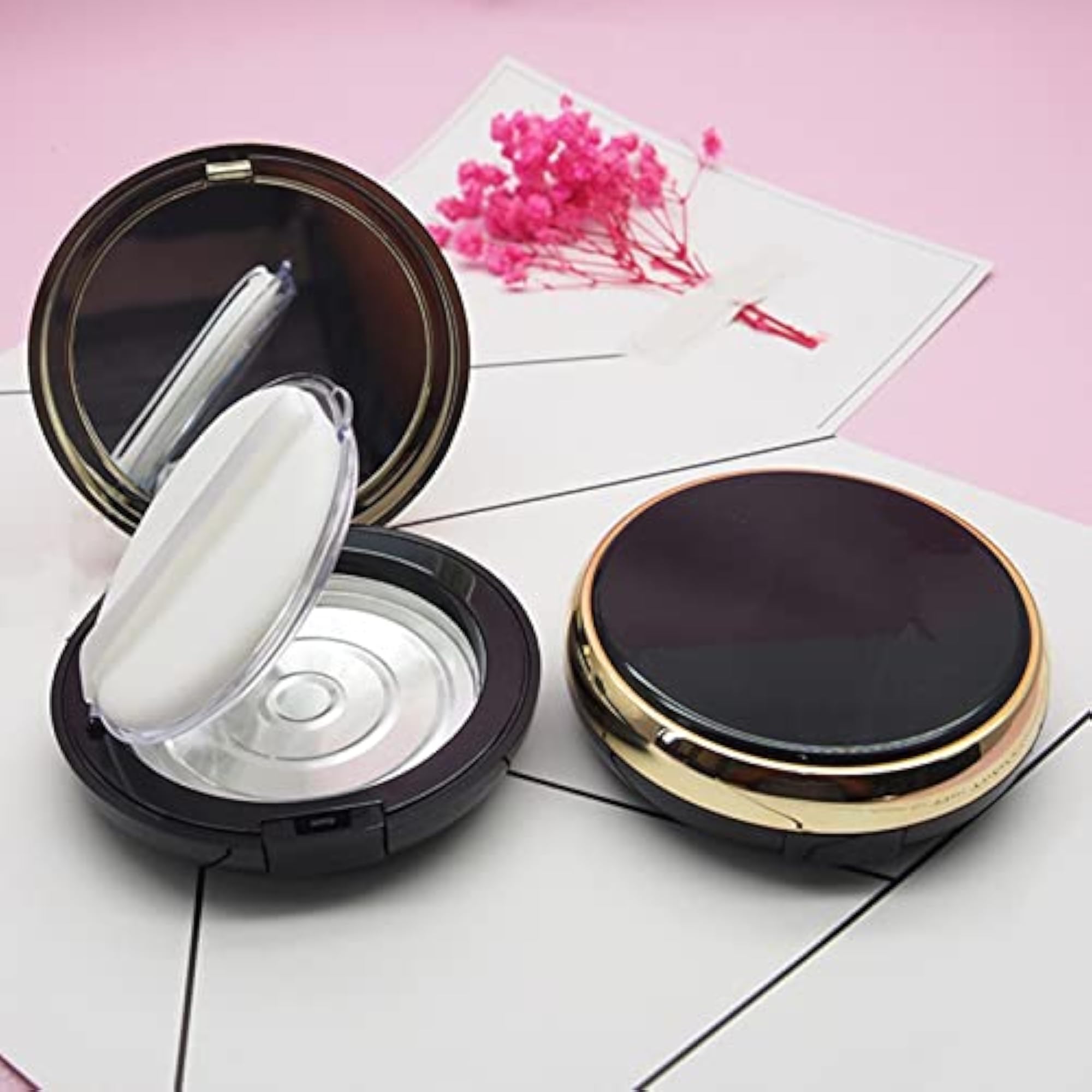 6x Cosmetic Empty Highlighter Case Holder Travel Container