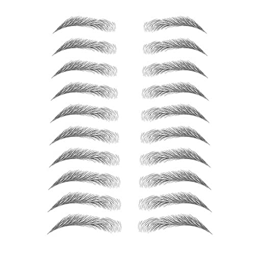 Tatuajes de cejas | Adhesivos para cejas a prueba de agua | Pegatinas de tatuaje 3D, pegatinas de transferencia de cejas, pegatina moldeadora de aseo de cejas para mujeres y niñas, suministros Gusengo
