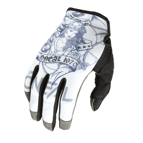 O'NEAL | Fahrrad- & Motocross-Handschuhe | MX MTB DH FR Downhill Freeride | Langlebige, flexible Materialien, belüftete Nanofront-Handpartie | Mayhem Glove Sailor V.22 | Erwachsene | Weiß | Größe L
