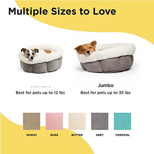 Best Friends by Sheri Cuddle Cup Ilan Cozy Microfiber Cat and Dog Bed in Standard Gray - Image 7