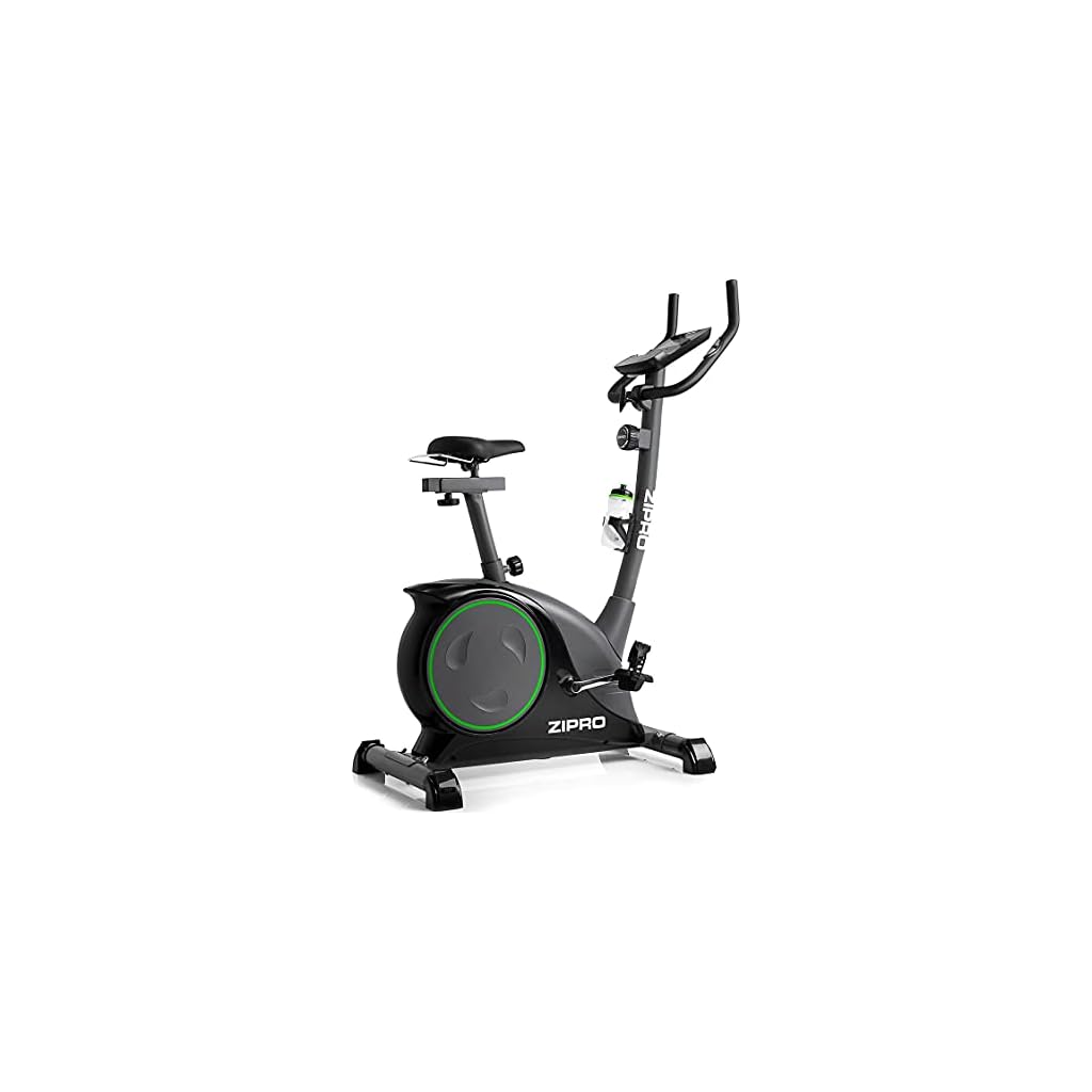 Zipro Nitro Magnetische fitnessfiets voor volwassenen, tot 150 kg, zwart, één maat, eenheidsmaat