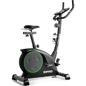 Zipro Nitro Magnetische fitnessfiets voor volwassenen, tot 150 kg, zwart, één maat, eenheidsmaat