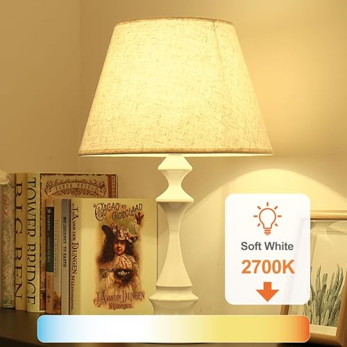 Image of TJOY A19 LED Light Bulbs Soft Warm White 2700K, 60 Watt Equivalent, Efficient 9W, E26 Standard Base, Non Dimmable Energy Saving Warm Light Lamp Bulb 800LM 120V, for Home, Bedroom, Living Room, 36 Pack