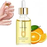 15ml Nail Cuticle Oil with Organic Vitamin E & B and Jojoba Oil, Helps Nourish Dry Rough Nails, Helps Improve the Look of Hangnails & Chapped Skin, Soothing Dropper Design with Orange Scent - Image 1