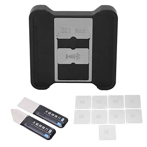 Magnetic BGA Reballing Station Soldering Stencils Efficient CPU Repair A8-A16