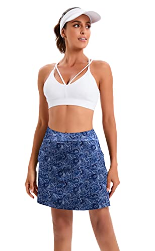 Image of Oyamiki Women's Active Athletic Skort Lightweight Tennis Skirt Perfect for Running Training Sports Golf
