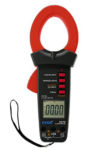Multimètre de terre ETCR6470 pince ampèremétrique numérique DC AC 2000A