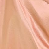Sedona Designz Premium Bridal Wedding Satin Charmeuse Fabric 60inch Wide Sold by The Yard (Peach)