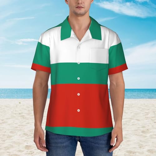 Chemise drapeau bulgare homme pour afficher vos couleurs sans effort - 2