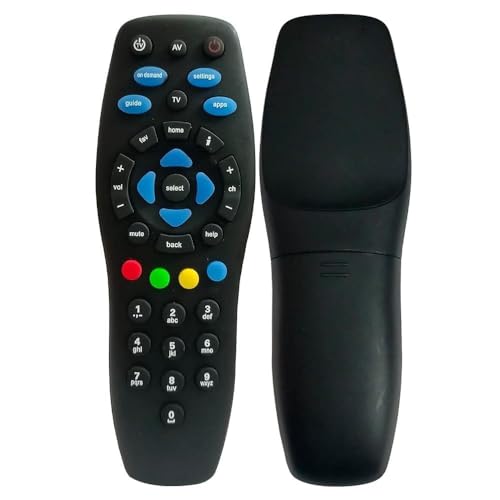 Image of Compatible with Tata Sky Set Top Box Remote Control Suitable for HD SD Tata Sky Setup Boxes Non-Voice Command - Match Keys Exactly with Existing Tata Pl-ay Set-Top Box Remote Controller