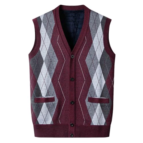 Cardigan en tricot sans manches homme idéal pour automne hiver