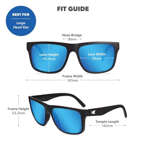 Image of Knockaround Large Polarized Sunglasses for Men & Women - UV400 Protection