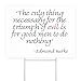 CafePress Qoute 1 Double Sided Yard Sign 24