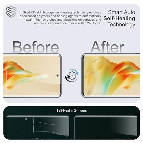 Image of TPU hydrogel Edge to Edge Screen Protector Guard For Oppo Reno 8T (6.7 Inch) With Installation Kit | Fingerprint Compatible | Edge to Edge Coverage