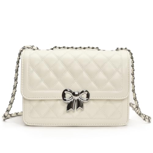 Image of Travistar Crossbody Bags for Women Small Handbags PU Leather Shoulder Bag Purse Evening Bag Quilted Satchels with Chain Strap