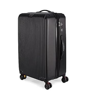 Mala de Bordo em ABS Com 4 Rodas 360 - AeroMalas Espanha (Preto)