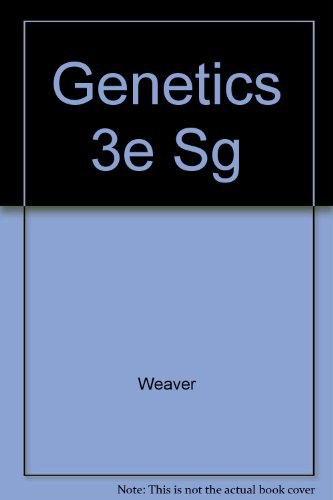 Student Study Guide to accompany Genetics 0697290867 Book Cover