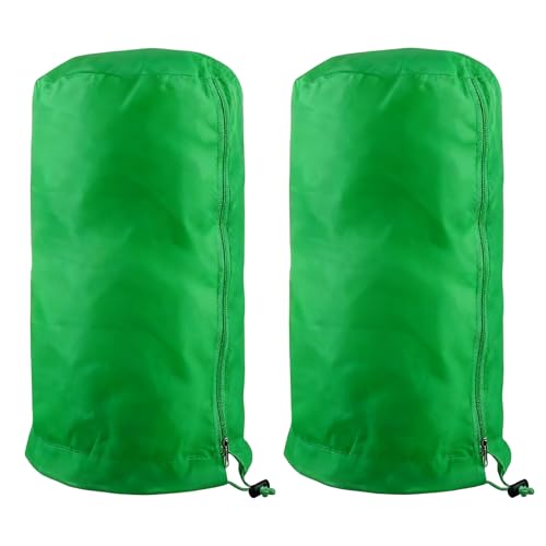EuAcesry Funda protectora de invierno para plantas de jardín, 2 unidades de 80 x 120 cm, reutilizable para plantas en macetas, fundas anticongelantes, protege a los árboles del frío y el viento