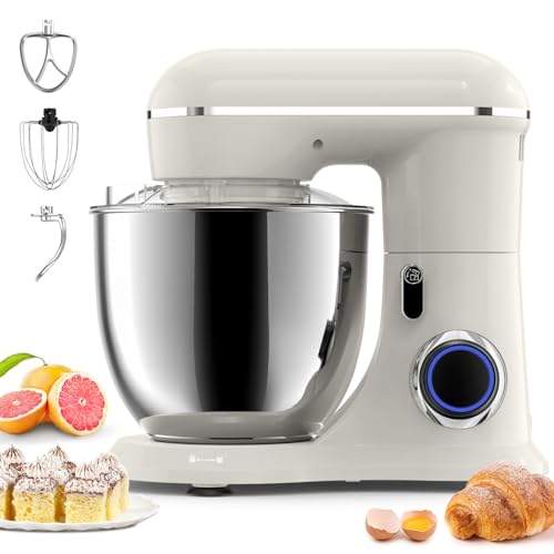 Küchenmaschine,Küchenmaschine Teigmaschine,10 Geschwindigkeit,Küchenmaschine zum backen mit 6.5...