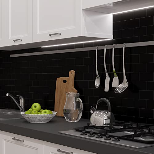 Avant Decor | Stone Composite Subway Tile | Peel And Stick Kitchen Backsplash Tiles | Stick On Wall Tiles | Easy Diy Installation | 5” X 5” | Sample Tile #TOP2