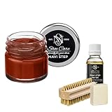 MAVI STEP Aurora Premium Suede & Nubuck Care Kit para reparación de zapatos, botas, muebles, sofás y chaquetas, hombres y mujeres, 127 Chocolate con leche, Talla única