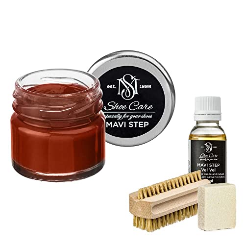 Kit d'entretien pour chaussures en daim nubuck de luxe Aurora