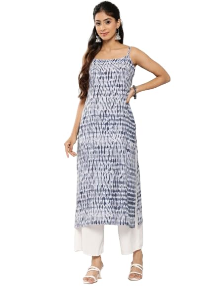 Image of Varanga Women Silk Printed Kurta Set