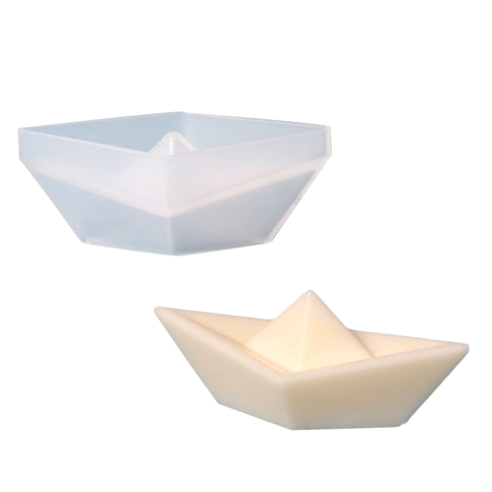 Nihenhao As Pic Shows Silicone Mold Reusable Epoxy Molds 3D Candle Making Mold Boat-Shaped Mold Silicone 3D Handicrafts Resin Mould