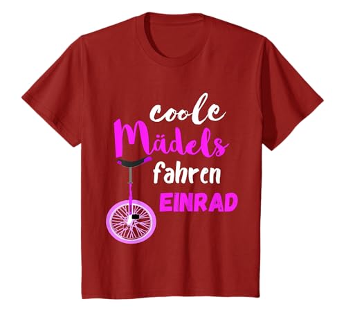 Coole Unicycle Radsport Balance Damen Einrad-Fahrerin-Zirkus-Balancieren T-Shirt Schwarz S