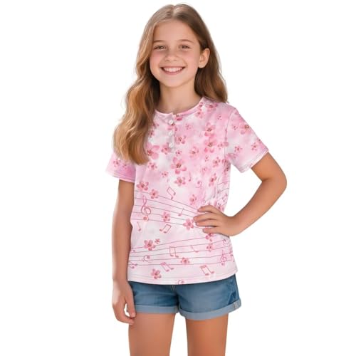 Kids Summer Tops Girls Tees Shirt 2T-16T Suit Any Occasions