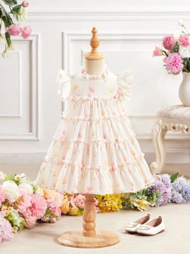 Image of Tagas Girls Dress | Premium Jimmy Choo Fabric Look | Light Sky Blue Layered Frock with Bow | Birthday, Wedding & Festive Dress for Kids (Ages 1 9 Years)| Knee Length