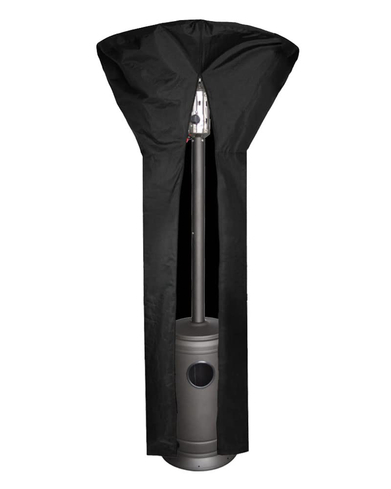 ZJYWSCH Housse de chauffage d'extérieur imperméable 600D robuste avec fermeture éclair 58,4 x 58,4 x 228,6 cm résistante aux intempéries