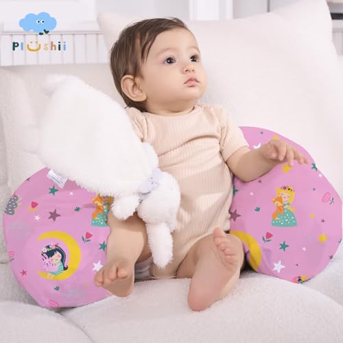 Image of Plushii Nursing Pillow for Breastfeeding, Soft and Supportive Breastfeeding Pillow for Mom and Baby, Cute Feeding Pillow with Removable Cover for 0-12 Months, Moon Fairy